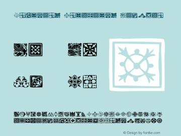 Printers Ornaments Regular 001.000 Font Sample