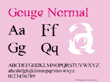 Gouge Normal 3rd Generation - Friday, 960301, 12:00:00 am (CDT)图片样张