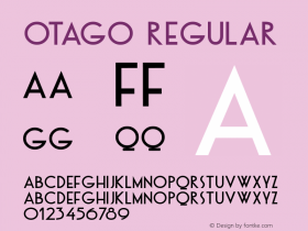 Otago Regular Version 1.000;com.myfonts.easy.hanoded.otago.regular.wfkit2.version.4bFe Font Sample