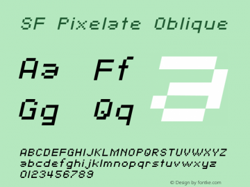 SF Pixelate Oblique v1.0 - Freeware图片样张