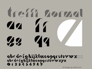 Treffi Normal 1.000 Font Sample