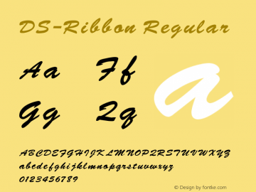 DS-Ribbon Regular 001.000图片样张