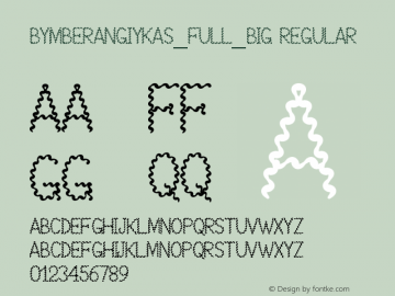 Bymberangiykas_Full_Big Regular Version 1.00 April 18, 2015, initial release图片样张