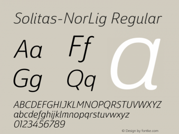 Solitas-NorLig Regular 1.000;com.myfonts.easy.insigne.solitas.nor-light-italic.wfkit2.version.4oex Font Sample