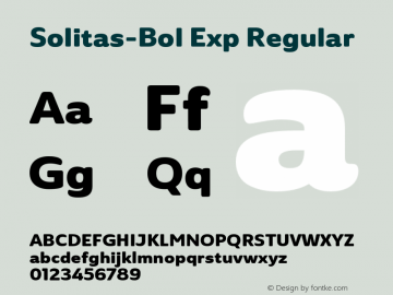 Solitas-Bol Exp Regular 1.000;com.myfonts.easy.insigne.solitas.ext-bold.wfkit2.version.4oeb图片样张
