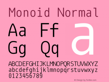 Monoid Normal Version 0.30图片样张