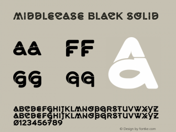 Middlecase Black Solid Version 001.000图片样张