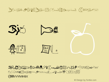 Daniel_s_Dingbat_Font Medium Version 001.000图片样张