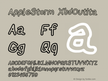 AppleStorm XbdOutIta Version 1.0图片样张