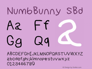 NumbBunny SBd Version 1.0图片样张