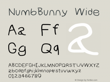 NumbBunny Wide Version 1.0图片样张