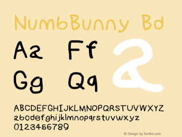 NumbBunny Bd Version 1.0图片样张