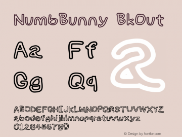 NumbBunny BkOut Version 1.0图片样张