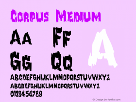 Corpus Medium Version 001.000图片样张