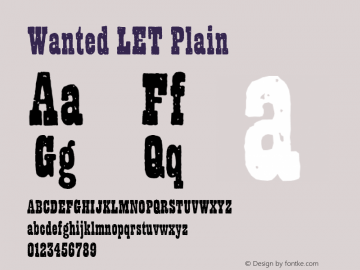 Wanted LET Plain 1.0图片样张