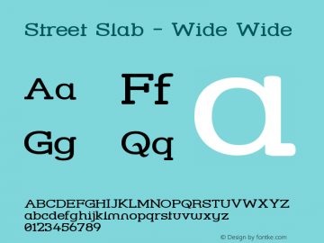 Street Slab - Wide Wide Version 001.000图片样张