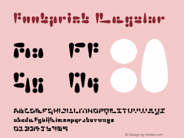 footprint Regular Version 1.0 Font Sample