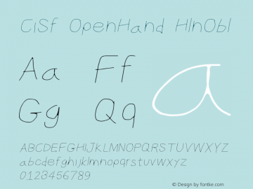 CiSf OpenHand HlnObl Version 0.7892图片样张