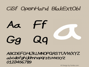 CiSf OpenHand BlakExtObl Version 0.7892图片样张