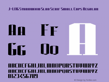 J-LOG Starkwood Slab Serif Small Caps Regular Version 1.00 June 29, 2015, initial release Font Sample