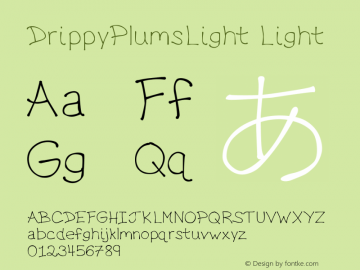 DrippyPlumsLight Light Version 001.000图片样张