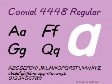 Comial 4448 Regular Version 2图片样张