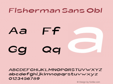 Fisherman Sans Obl Version 0.98图片样张