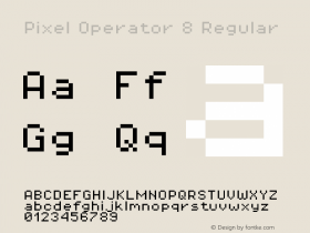 Pixel Operator 8 Regular Version 1.4.0 (August 12, 2015)图片样张