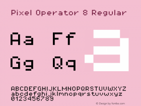 Pixel Operator 8 Regular Version 1.4.1 (September 5, 2015)图片样张