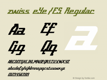zwiss eYe/FS Regular Version 1.0图片样张