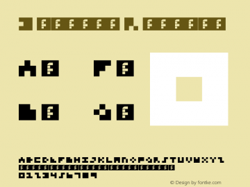 3-pixel Regular Version 1.0 Font Sample