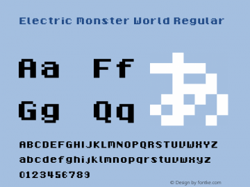 Electric Monster World Regular Version 1.0图片样张