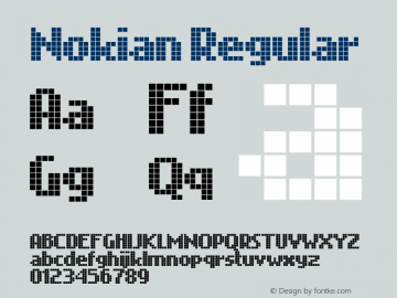 Nokian Regular 1.0 Font Sample
