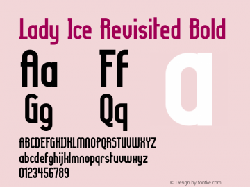 Lady Ice Revisited Bold Version 001.000图片样张