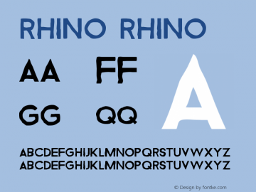 Rhino Rhino Version 1.000图片样张