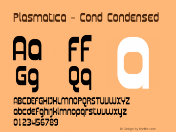 Plasmatica - Cond Condensed Version 001.000图片样张