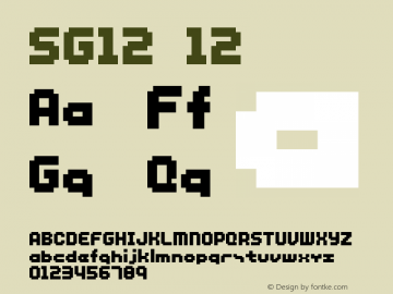 SG12 12 Macromedia Fontographer 4.1J 5/23/01图片样张