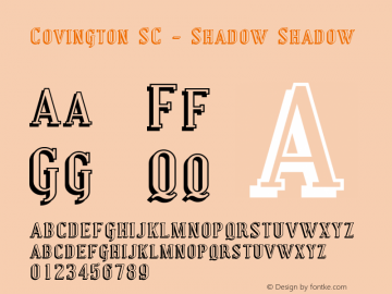 Covington SC - Shadow Shadow Version 001.000图片样张