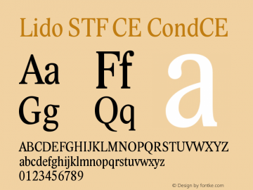 Lido STF CE CondCE Version 001.001图片样张