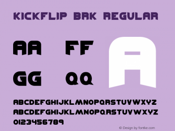 Kickflip BRK Regular Version 1.43图片样张