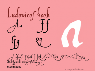 Ludovicos Book Version 1.00 Font Sample