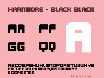 Karnivore - Black Black Version 001.000图片样张
