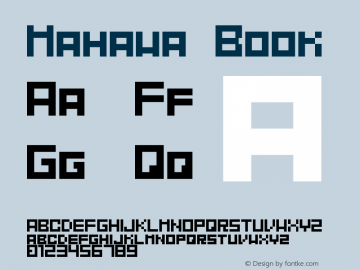 Mahawa Book Version Macromedia Fontograp图片样张