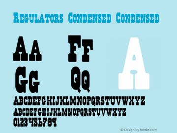 Regulators Condensed Condensed 2图片样张