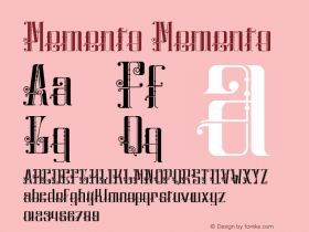 Memento Memento Version 1.00 May 26, 2014, initial release图片样张
