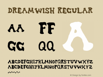 Dreamwish Regular Version 1图片样张