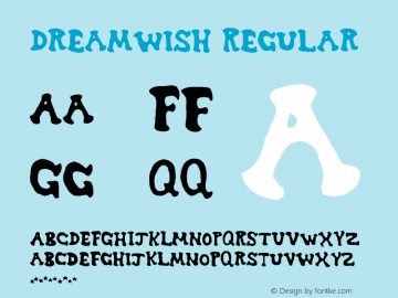 Dreamwish Regular Version 1图片样张