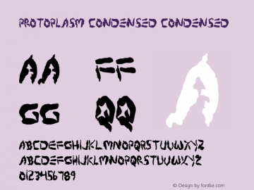 Protoplasm Condensed Condensed 2 Font Sample