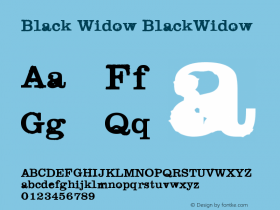 Black Widow BlackWidow Version 001.000图片样张