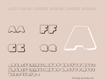 Land Whale Outline Grunge Outline Grunge Unknown Font Sample